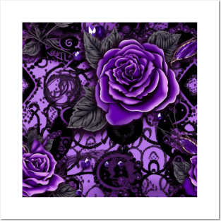 Purple Roses Posters and Art